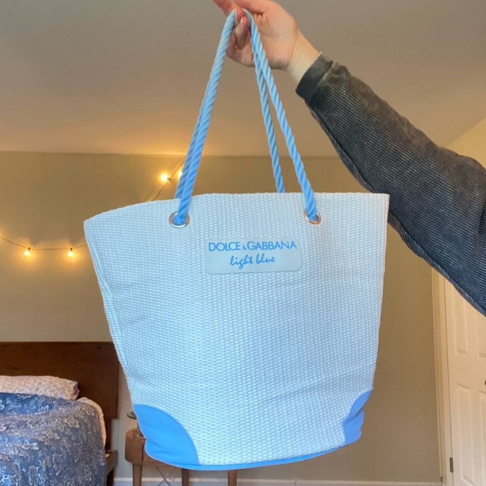 Dolce & Gabbana Light Blue tote / beach bag